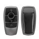 Kwmobile Kryt na klíče od auta pro Mercedes Benz Smart Key, šedo-černý, silikon, KWM0000252R001C