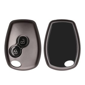  Kryt na klíče od auta Kwmobile pro Dacia/Renault 2 Buttons, šedo/černý, silikon, KWM0000253B001C