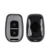 Kryt klíče od auta Kwmobile pro Dacia/Renault 2 Buttons, šedo/černý, silikon, KWM0000253C001C