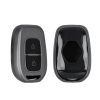 Kryt klíče od auta Kwmobile pro Dacia/Renault 2 Buttons, šedo/černý, silikon, KWM0000253C001C