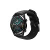 Řemínek Kwmobile pro Huawei Watch GT 3/Watch GT 2/Watch GT, černý, přírodní kůže, KWM000013PG003C