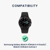 Řemínek Kwmobile pro Samsung Galaxy Watch 4/Galaxy Watch 4 Classic/Galaxy Watch 3, hnědá/černá, přírodní kůže, KWM0000253H001C