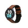 Řemínek Kwmobile pro Samsung Galaxy Watch 5/Galaxy Watch 5 Pro/Galaxy Watch 4, hnědá/černá, přírodní kůže, KWM0000253I001C