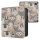 Pouzdro Kwmobile pro Kobo Libra 2, vícebarevné, ekologická kůže, KWM0000198X015C