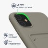 Kryt Kwmobile pro Apple iPhone 11, šedý, silikon, KWM0000134F016C
