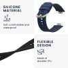 Sada 2 řemínků Kwmobile pro Huawei Watch Fit Special Edition, černá/tmavě modrá, silikon, KWM0000253M001C