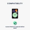 Sada 2 řemínků Kwmobile pro Huawei Watch Fit Special Edition, černá/tmavě modrá, silikon, KWM0000253M001C