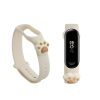 Řemínek Kwmobile pro Xiaomi Mi Band 4/Mi Band 3, bílý, silikon, KWM0000253P001C