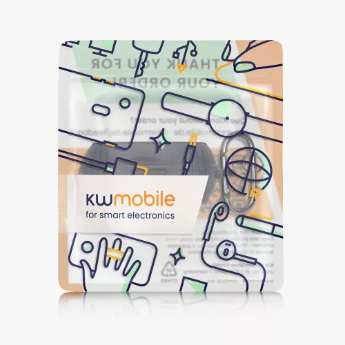 Pouzdro na sluchátka Kwmobile pro Jabra Elite 7 Pro/Elite 7 Active, tmavě modré, silikonové, KWM0000253X002C