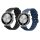 Sada 2 řemínků Kwmobile pro Huawei Watch GT 4 (41mm), černá/tmavě modrá, silikon, KWM0000254B001C