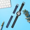 Sada 2 řemínků Kwmobile pro Huawei Watch GT 4 (41mm), černá/tmavě modrá, silikon, KWM0000254B001C