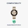 Sada 2 řemínků Kwmobile pro Huawei Watch GT 4 (41mm), šedá/růžová, silikon, KWM0000254B002C