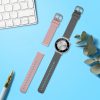 Sada 2 řemínků Kwmobile pro Huawei Watch GT 4 (41mm), šedá/růžová, silikon, KWM0000254B002C