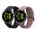 Sada 2 řemínků Kwmobile pro Garmin vivoactive 5/Active 5, černá/fialová, silikonová, KWM0000254E002C
