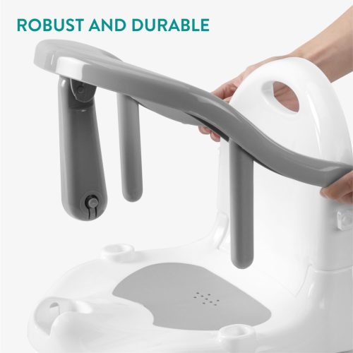 Scaun baie bebelusi Navaris, 6-16 luni, 32x32x28 cm, stabil, albastru, plastic