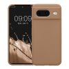 Pouzdro Kwmobile pro Google Pixel 8, krémové, silikonové, KWM000020JF016C