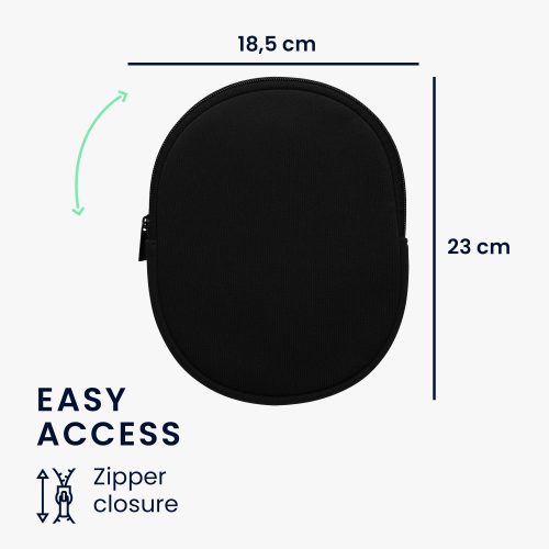 Pouzdro na sluchátka Kwmobile pro Sony WH-1000XM4/WH-1000XM3, černé, neopren, KWM0000254Z001C