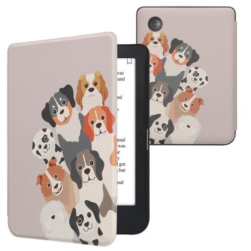 Pouzdro Kwmobile pro Kobo Clara 2E, vícebarevné, ekologická kůže, KWM000017NU049C