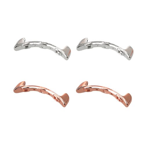 Sada 4 adaptérů Kwmobile 20mm na řemínek pro hodinky Google Pixel Watch 2, stříbrná/zlatá, ocel, KWM0000255L002C