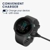 Kwmobile USB Type-C nabíjecí kabel pro Garmin Swim 2/Tactix7/Enduro, černý, plastový, KWM0000255P001C