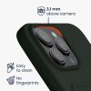 Kryt Kwmobile pro Apple iPhone 15 Pro Max, tmavě zelený, silikon, KWM000020EP004C