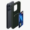 Kryt Kwmobile pro Apple iPhone 15 Pro Max, tmavě zelený, silikon, KWM000020EP004C