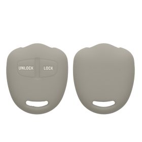   Kryt klíče od auta Kwmobile pro Mitsubishi 2 tlačítka, šedý, silikon, KWM000008JC004C