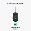 Kryt klíče od auta Kwmobile pro Dacia/Renault 2 Buttons, šedý, silikon, KWM000012VM004C
