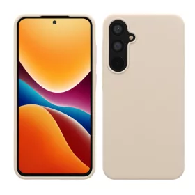   Pouzdro Kwmobile pro Samsung Galaxy A55, krémové, silikonové, KWM000021ME006C