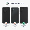 Pouzdro Kwmobile pro Samsung Galaxy A55, tmavě zelené, silikonové, KWM000021ME016C