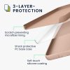 Pouzdro Kwmobile pro Samsung Galaxy A55, krémové, silikonové, KWM000021ME019C
