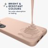 Pouzdro Kwmobile pro Samsung Galaxy A55, krémové, silikonové, KWM000021ME019C