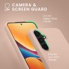 Pouzdro Kwmobile pro Samsung Galaxy A55, krémové, silikonové, KWM000021ME019C