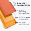 Pouzdro Kwmobile pro Samsung Galaxy A15 5G, oranžové, silikonové, KWM000021MF007C