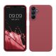 Pouzdro Kwmobile pro Samsung Galaxy A15 5G, tmavě růžové, silikonové, KWM000021MF011C