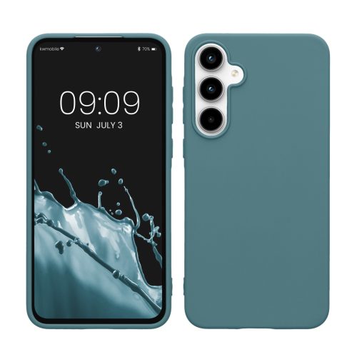 Pouzdro Kwmobile pro Samsung Galaxy A55 5G, světle zelené, silikonové, KWM000021MG013C