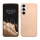 Pouzdro Kwmobile pro Samsung Galaxy A55, zlaté, silikonové, KWM000021MI005C