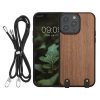 Kryt Kwmobile pro Apple iPhone 14 Pro Max, hnědý, dřevo, KWM000022PF001C