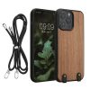 Kryt Kwmobile pro Apple iPhone 14 Pro Max, hnědý, dřevo, KWM000022PF001C