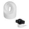 Dokovací stojan Kwmobile pro Samsung Galaxy Watch 4/Galaxy Watch 4 Classic/Galaxy Watch 3, bílý, silikon, KWM0000257B002C