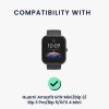 Dokovací stojan Kwmobile pro Amazfit GTR Mini/Bip 3/Bip 3 Pro, černý, silikon, KWM0000257E001C