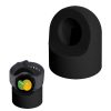 Kwmobile dokovací stojan pro Samsung Galaxy Watch 5, černý, silikon, KWM0000257A001C