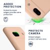 Pouzdro Kwmobile pro Google Pixel 7a, krémové, silikonové, KWM000019YE043C