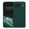 Pouzdro Kwmobile pro Google Pixel 8, tmavě zelené, silikonové, KWM0000208L014C