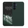 Silikonový kryt Kwmobile pro Samsung Galaxy A25, tmavě zelený, KWM000021MV012C