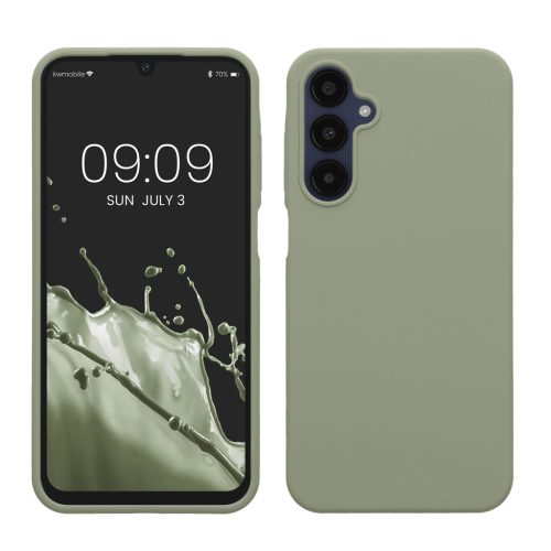 Pouzdro Kwmobile pro Samsung Galaxy A25, světle zelené, silikonové, KWM000021MV013C