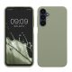 Pouzdro Kwmobile pro Samsung Galaxy A25, světle zelené, silikonové, KWM000021MV013C