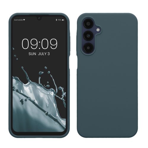 Silikonový kryt Kwmobile pro Samsung Galaxy A25, tmavě zelený, KWM000021MV016C