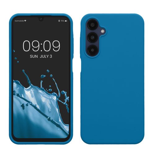 Silikonový kryt Kwmobile pro Samsung Galaxy A25, modrý, KWM000021MV018C