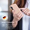 Pouzdro Kwmobile pro Samsung Galaxy A25, krémové, silikonové, KWM000021MV019C